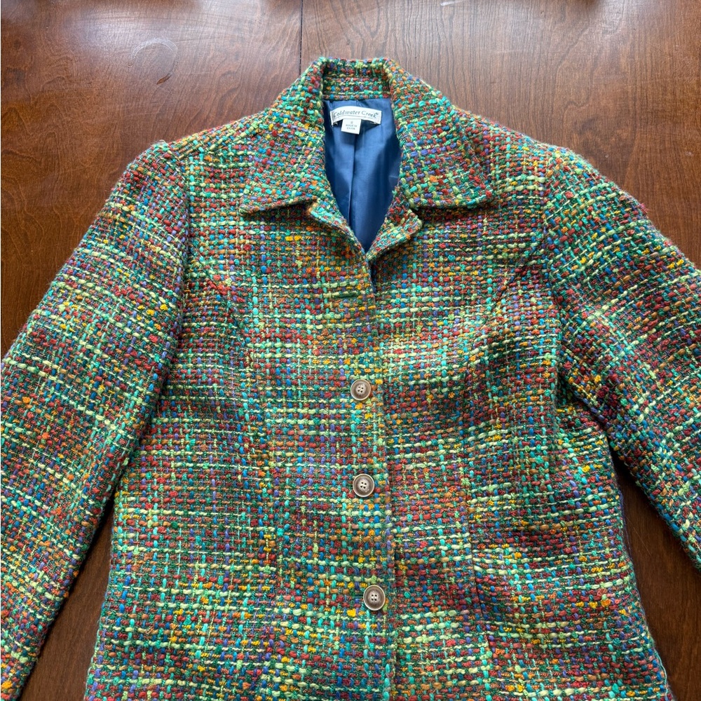 Cold water creek  Tweed jacket blazer